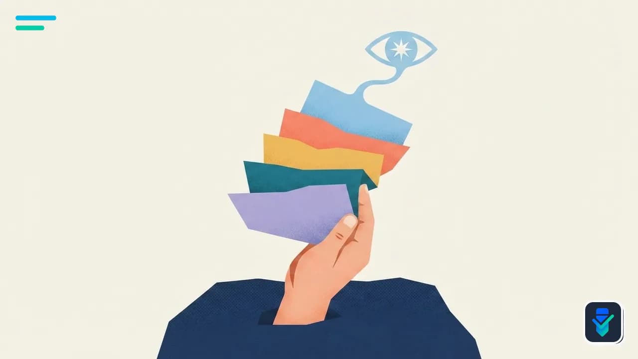 Ilustração editorial sobre Domine as 5 Competências do ENEM 2026: Erros Comuns, Exemplos e IA RedaPro